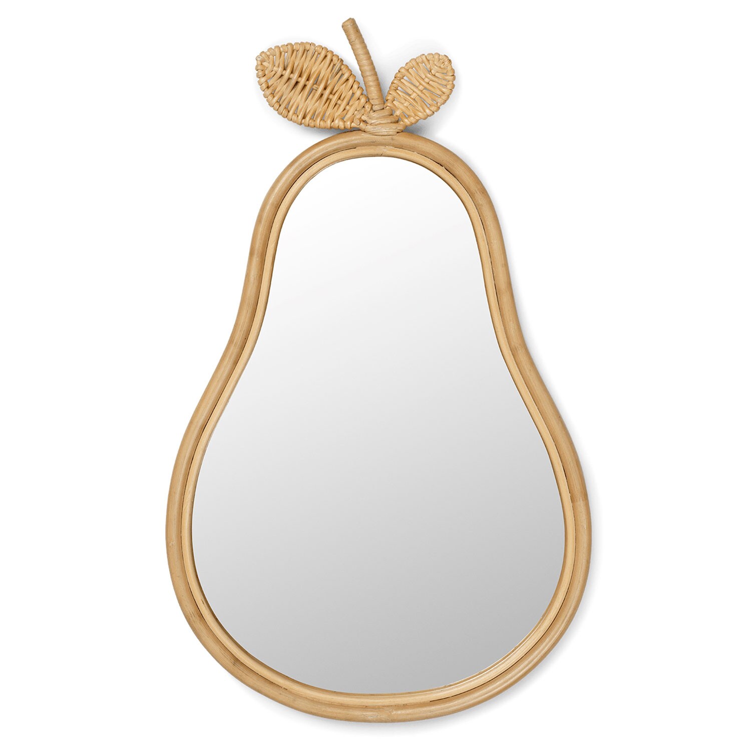 Pear Rattan Mirror MR334145